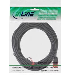 InLine® Slim Patchkabel, U/UTP, Cat.6, schwarz, 7,5m, schwarz – Bild 3