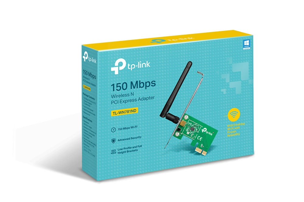 TP-Link TL-WN781ND 150Mbps WLAN N PCI Express Adapter TP-Link TL-WN781ND 150Mbps WLAN N PCI Express Adapter – Bild 5