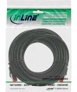 InLine® Patchkabel, S/FTP (PiMf), Cat.6, 250MHz, PVC, Kupfer, schwarz, 30m, schwarz – Bild 3