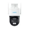 Reolink Trackmix Series W760 WiFi-Outdoor 5 MP Super HD & 30 m NachtsichtDiese Wi-Fi-Sicherheitskamera mit 5 MP Super HD bietet Ihnen eine klarere visuelle Qualität und ein flüssigeres Live-Erlebnis. Sie können besser informiert bleiben, auch bei den schwer zu sehenden Details, die von der Kamera erfasst werden. Dualband Wi-Fi2,4/5 GHz Wi-Fi für einfache Installation und zuverlässige Netzwerkleistung mit 2T2R MIMO-Antennen. Intelligente Erkennung & IP66 wetterfestDank der präzisen Personen-/Fahrzeugerkennung der Kamera erhalten Sie keine unnötigen Benachrichtigungen. Das robuste Gehäuse bietet außerdem das ganze Jahr über Schutz bei jedem Wetter. Mehrere SpeicheroptionenWählen Sie den bevorzugten Weg, um Ihre Aufnahmen zu speichern. microSD-Karte (bis zu 256 GB, nicht im Lieferumfang enthalten), Reolink NVR oder FTP-Server. Intelligente Wiedergabe und AudioaufzeichnungFiltern Sie Videoclips nach Personen, Fahrzeugen oder Bewegungserkennung. So lassen sich die wichtigen Momente leicht finden. Die Audioaufzeichnung fügt bei der Wiedergabe von Videos eine weitere Ebene von Beweisen und Informationen hinzu.
