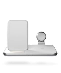 Alternative view of ZENS Alum. 4 in 1 Stand Wireless Charger incl. 45W USB PD, weiß