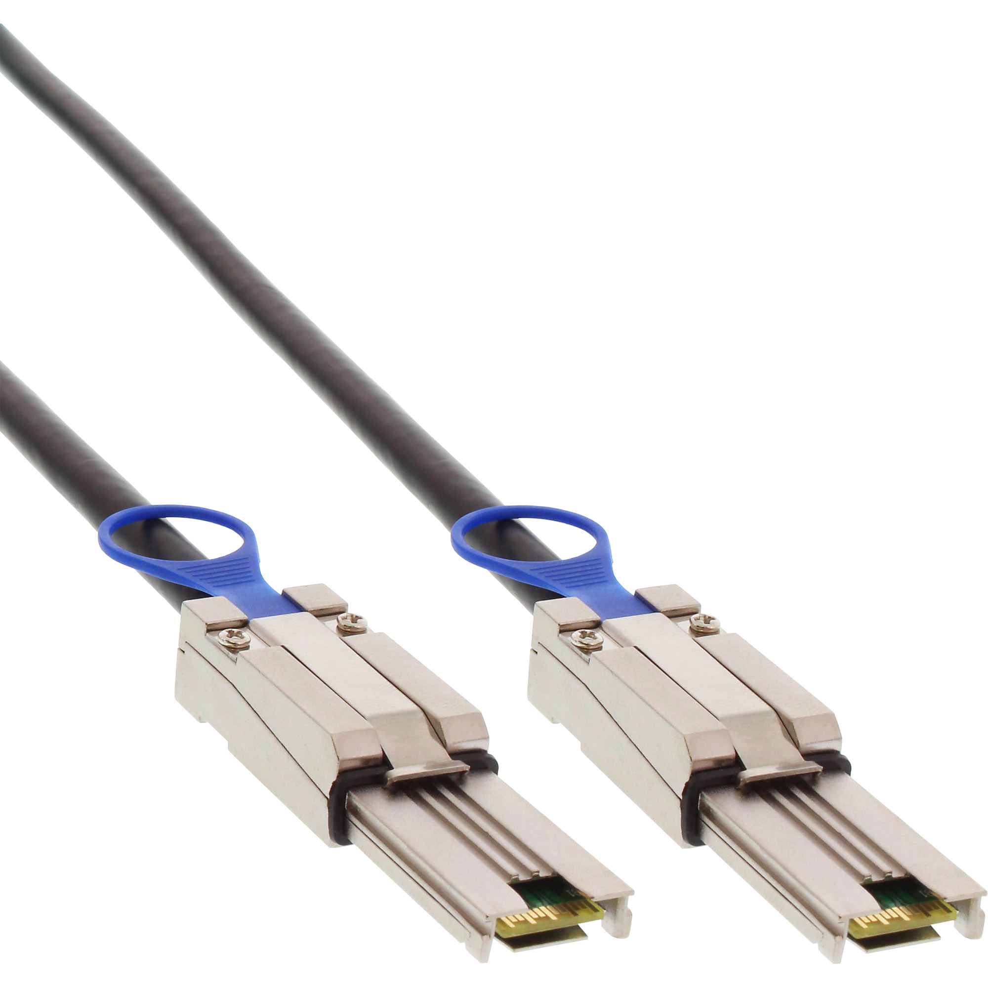 InLine® SAS Anschlusskabel, Mini-SAS 26pin SFF-8088 an Mini-SAS 26-pin SFF-8088, 2m, schwarz InLine® SAS Anschlusskabel, Mini-SAS 26pin SFF-8088 an Mini-SAS 26-pin SFF-8088, 2m, schwarz