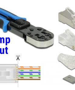 Delock RJ45 Crimp+Cut Werkzeugset
