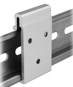 Delock Aluminium Montageclip für Hutschiene