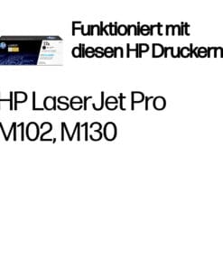 Alternative view of HP Toner Nr. 17A CF217A Schwarz (ca. 1.600 Seiten)