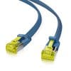 4 x 2 x AWG 28, geschirmt , 100% Vollkupfer , Cat 6a, 500 MHz , extra dünn , flexibler halogenfreier LSZH-TPE Mantel , Schmale und kurze Knickschutztülle und Rastnasenschutz , mit Längenbezeichnung , 10-Gigabit geeignet , PoE- und PoE plus-fähig , umweltfreundliche Umverpackung , 25 Jahre Garantie Normen: - ISO/IEC 11801:2017 ClassEa - EN 50173 ClassEa - ANSI/TIA 568.2-D Cat.6A - Steckerverbinder (IEC 60603-7) - Raucharm (IEC 61034) - Halogenfrei (IEC 60754-2) - flammwidrig (IEC60332-1-2) - Support IEEE 802.3af,IEEE 802.3at,IEEE 802.3bt (sprich PoE,PoE+,PoE++) - Ummantelung: LSZH-TPE - flexibler als herkömmliche Standard-Patchkabel (IEC 60332-1-2) - Fluke Channel Test ISO 11801 channel Class Ea