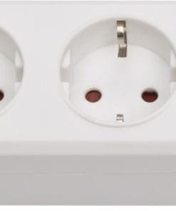 Brennenstuhl Bremounta Steckdosenleiste 5-fach + 2x USB-A weiß 3m mit Schalter