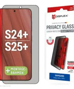 DISPLEX Sichtschutz / Privacy Panzerglas Samsung Galaxy S24+, Galaxy S25+