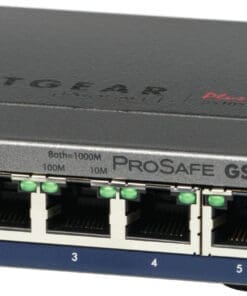 Alternative view of Netgear GS105E 5-Port Gigabit VLAN PLUS Switch