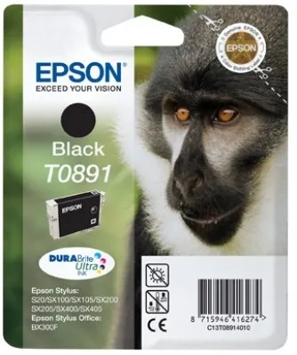Epson Tintenpatrone T0891 Schwarz (ca. 170 Seiten) Epson Tintenpatrone T0891 Schwarz (ca. 170 Seiten)