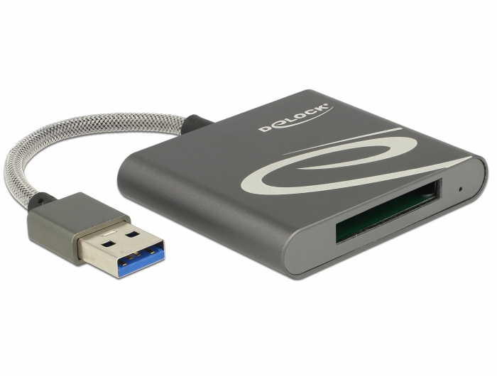Delock Card Reader USB 3.0 für XQD 2.0 Speicherkarten Delock Card Reader USB 3.0 für XQD 2.0 Speicherkarten