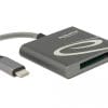 Delock Card Reader USB Type-C für XQD 2.0 Speicherkarten