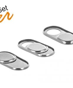 Delock Webcam Abdeckung für Notebook, Tablet und Smartphone 3er Pack silber