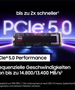 Samsung 9100 PRO 4TB 4TB PCIe 5.0 NVMe M.2 Internal SSD Samsung 9100 PRO 4TB 4TB PCIe 5.0 NVMe M.2 Internal SSD – Bild 5