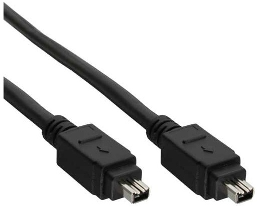 InLine® FireWire Kabel, IEEE1394 4pol Stecker / Stecker, schwarz, 3m, schwarz InLine® FireWire Kabel, IEEE1394 4pol Stecker / Stecker, schwarz, 3m, schwarz