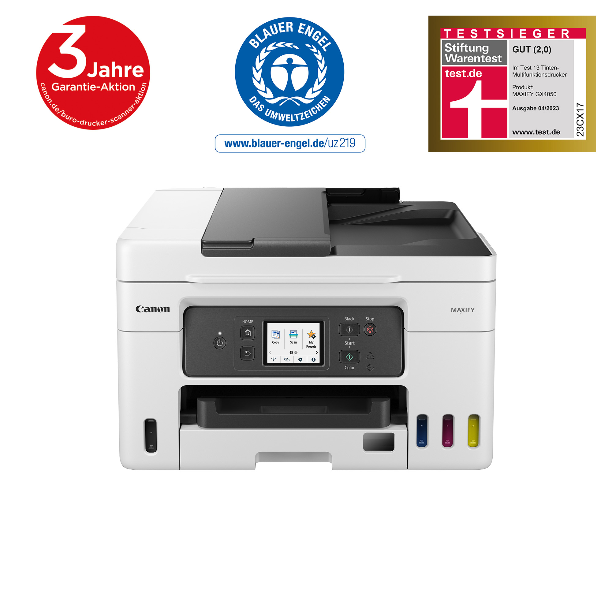 Canon MAXIFY GX4050 Tintenstrahl A4 600 x 1200 DPI WLAN Canon MAXIFY GX4050 Tintenstrahl A4 600 x 1200 DPI WLAN