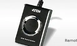 Alternative view of ATEN CS52A KVM-Switch 2-fach, Hybrid Petite, PS/2, USB, mit Audio