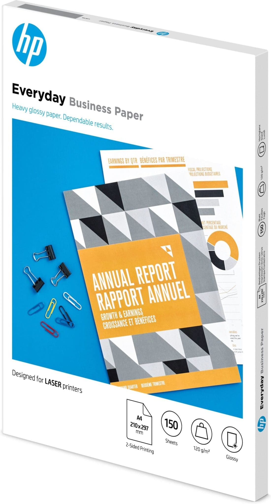 HP Everyday Business Laser-Papier – A4, glänzend, 120 g/m² HP Everyday Business Laser-Papier – A4, glänzend, 120 g/m² – Bild 2
