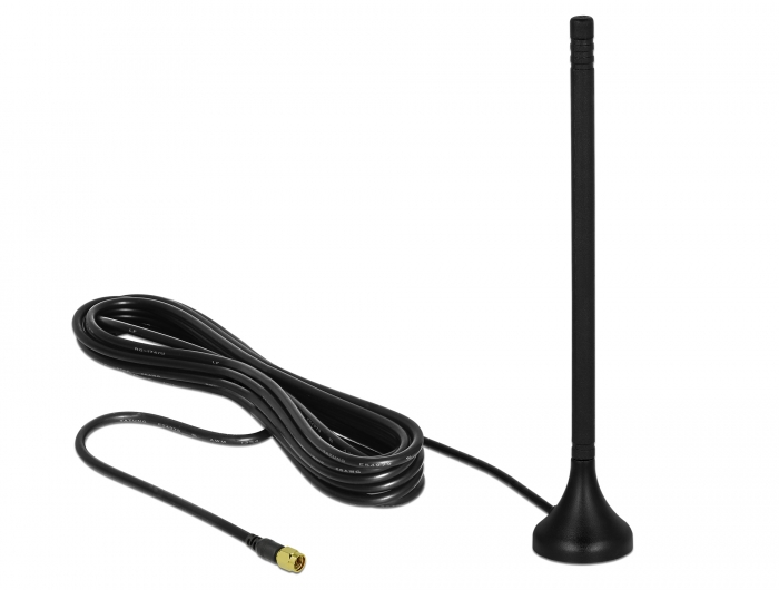 Delock LTE Antenne SMA Stecker 3 - 5 dBi 12,5 cm starr omnidirektional Delock LTE Antenne SMA Stecker 3 - 5 dBi 12,5 cm starr omnidirektional