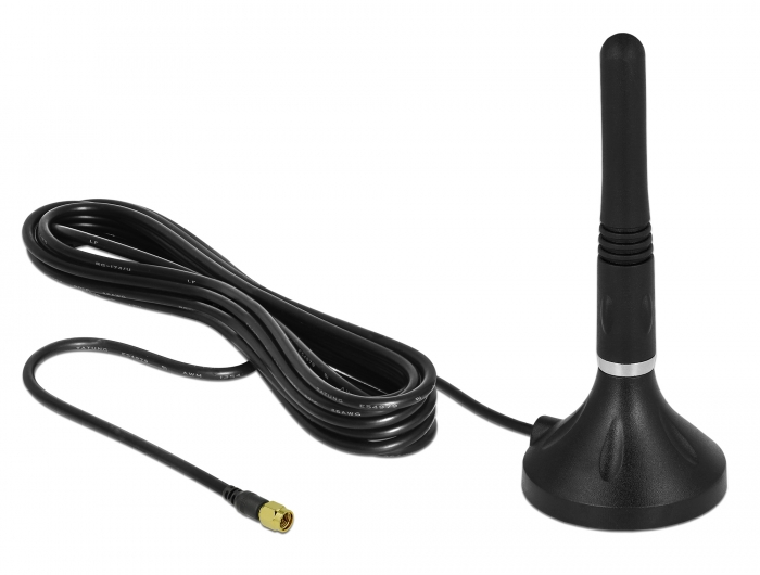 Delock LTE Antenne SMA Stecker 2 - 3 dBi 11 cm starr omnidirektional Delock LTE Antenne SMA Stecker 2 - 3 dBi 11 cm starr omnidirektional