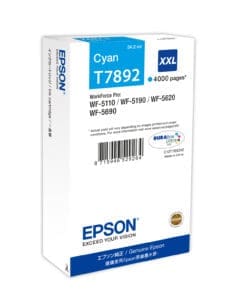 Epson Tintenpatronen T7892 XXL Cyan (34,2ml)