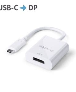 PureLink USB-C auf DisplayPort Adapter - 4K60 - iSerie - weiß - 0,10m