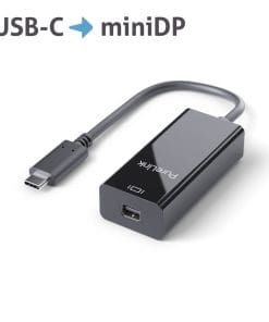 PureLink USB-C auf mini DisplayPort Adapter - 4K60 - iSerie - schwarz - 0,10m