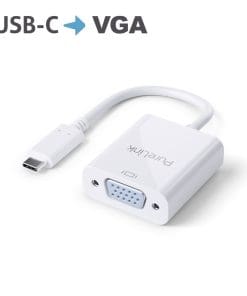 PureLink USB-C auf VGA Adapter - 1200p - iSerie - weiß - 0,10m
