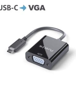 PureLink USB-C auf VGA Adapter - 1200p - iSerie - schwarz - 0,10m