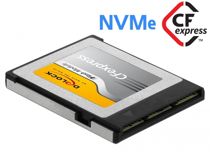 Delock CFexpress Speicherkarte 128 GB Delock CFexpress Speicherkarte 128 GB