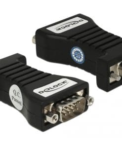 Delock Isolator 1 x Seriell RS-232 DB9 Buchse zu 1 x Seriell RS-232 DB9