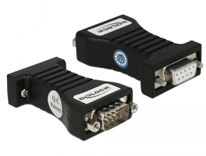 Delock Isolator 1 x Seriell RS-232 DB9 Buchse zu 1 x Seriell RS-232 DB9 Delock Isolator 1 x Seriell RS-232 DB9 Buchse zu 1 x Seriell RS-232 DB9