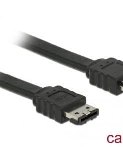 Delock Kabel eSATA 3 Gb/s Buchse > eSATA Buchse 1 m schwarz