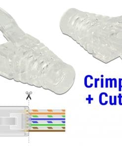 Delock Knickschutz für RJ45 Crimp+Cut Stecker 20 Stk.