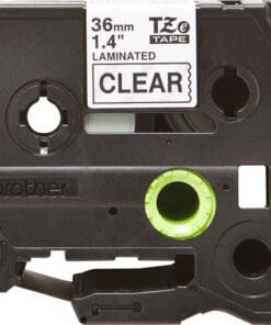 Alternative view of Schriftband TZe-161 (lam.) Schwarz auf farblos 36mm x 8m