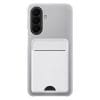 Samsung Card Slot Case für Galaxy A27, Light Gray Dünn, schützt und bewahrt die Optik. Das Clear Case sorgt für einen natürlichen, komfortablen Griff, der perfekt in der Hand liegt. Das schlanke Design bewahrt das ursprüngliche, elegante Aussehen des Galaxy A27 5G. Obwohl das transparente Material dünn ist, kann es dein Smartphone im Alltag vor möglichen kleineren Schäden schützen.