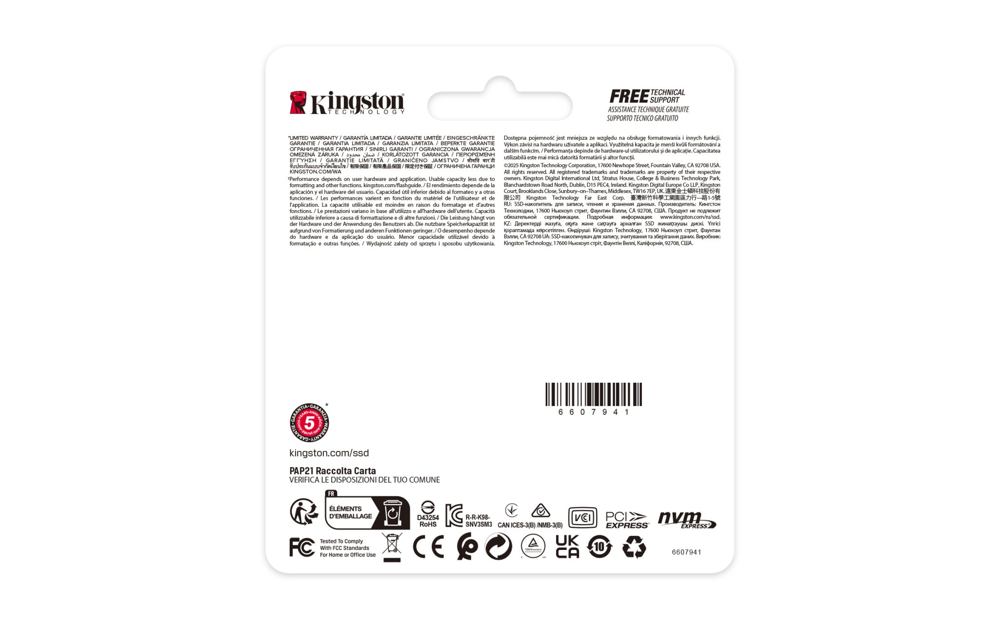 Kingston SSD M.2 500GB SNV3SM3/500G Kingston SSD M.2 500GB SNV3SM3/500G – Bild 4
