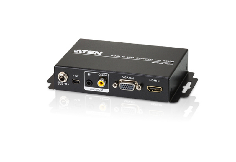 ATEN VC812 Video-Konverter HDMI zu VGA mit Skalierfunktion bis FullHD 1080p ATEN VC812 Video-Konverter HDMI zu VGA mit Skalierfunktion bis FullHD 1080p
