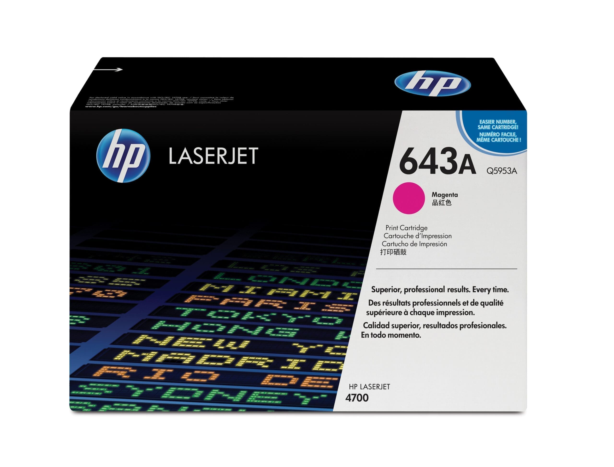 HP 643A Magenta Original LaserJet Tonerkartusche HP 643A Magenta Original LaserJet Tonerkartusche