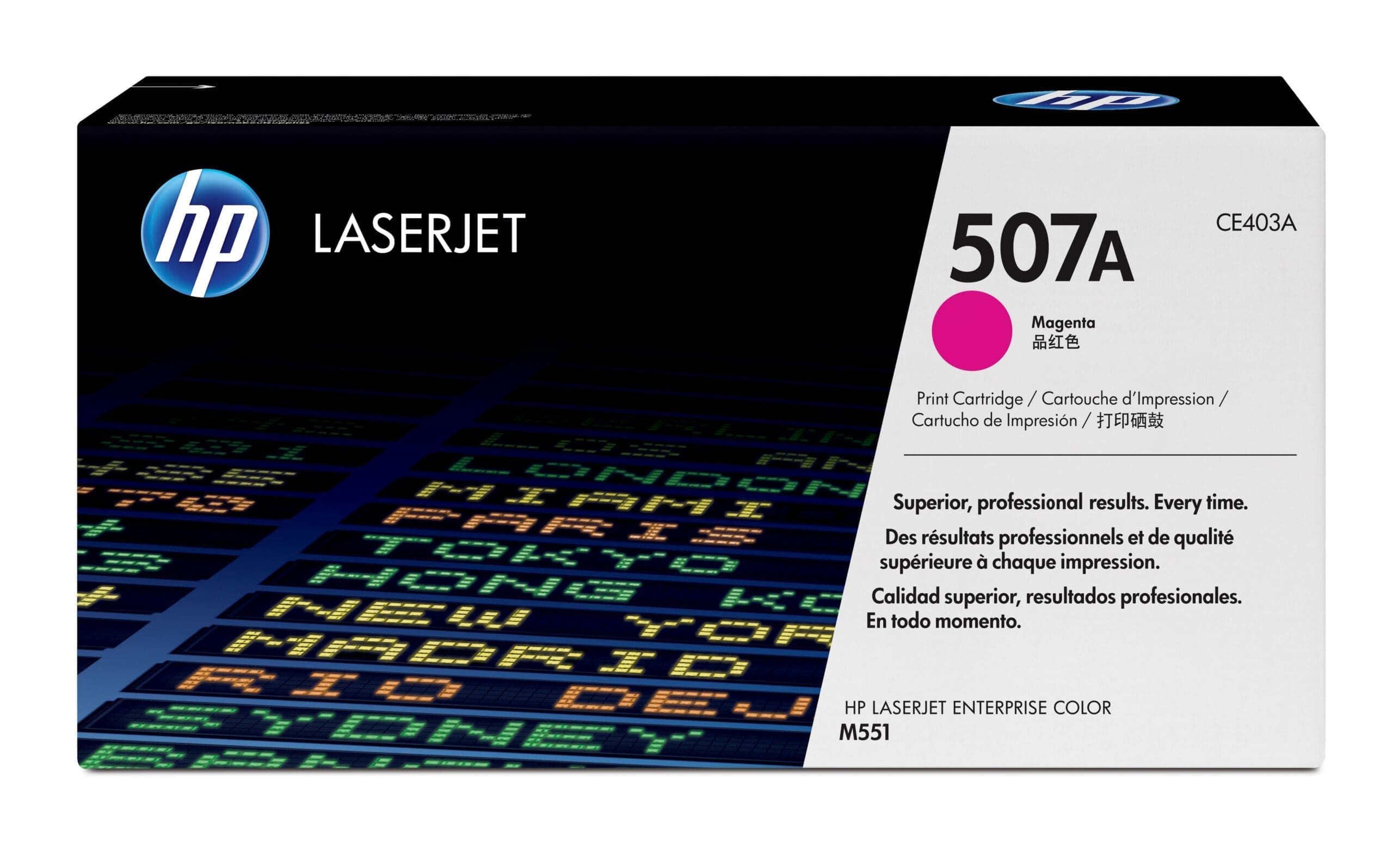 HP 507A Magenta Original LaserJet Tonerkartusche HP 507A Magenta Original LaserJet Tonerkartusche