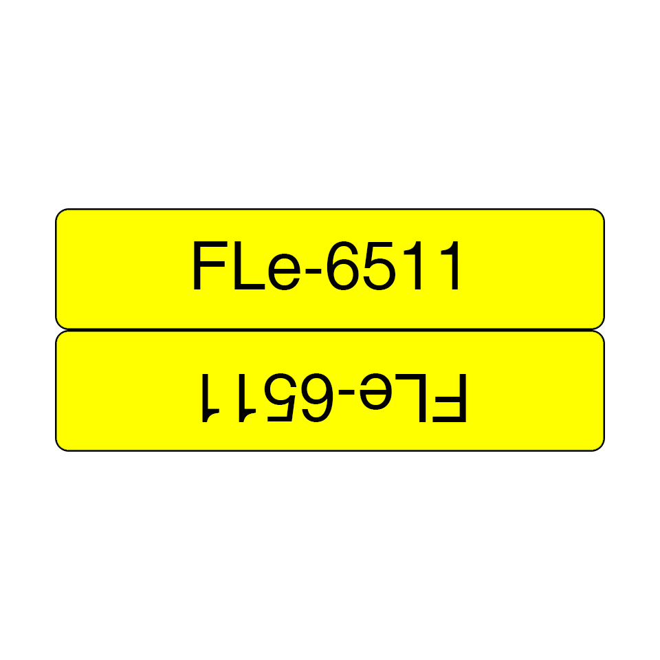 Schriftband FLe-6511 Einzelfähnchen-Etiketten gelb (72 Stück) Schriftband FLe-6511 Einzelfähnchen-Etiketten gelb (72 Stück)