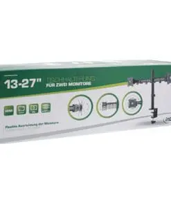 InLine® Tischhalterung für 2x TFT/LCD/LED bis 68cm (27"), max. 2x8kg – Bild 9