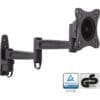 InLine® Wandhalterung für TFT bis 68cm (27"), max. 15kg, 2-teiliger Arm