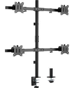 InLine® Tischhalterung, für 4x LCD-/LED-Display bis 81cm (32"), max. 9kg