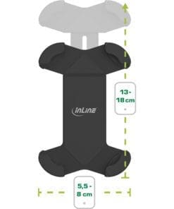 InLine® One Click Easy 3 Drive & Ride Set mit Universalklemme und Lüftungsgitter-Clip – Bild 3