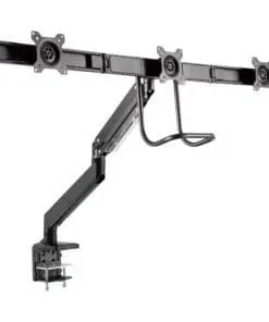 Alternative view of InLine® Tischhalterung mit Lifter und USB 3.0 - 3 Monitore bis 27Zoll, max. 3x6kg