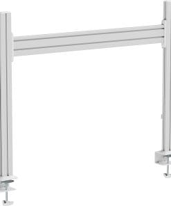 InLine® Slatwall Tischhalterung, Panel Aluminium 1m inkl. 2 Stützen 0,86m