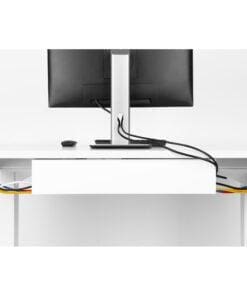 InLine® Kabelführungssystem für Untertisch-Montage, weiß InLine® Kabelführungssystem für Untertisch-Montage, weiß – Bild 7