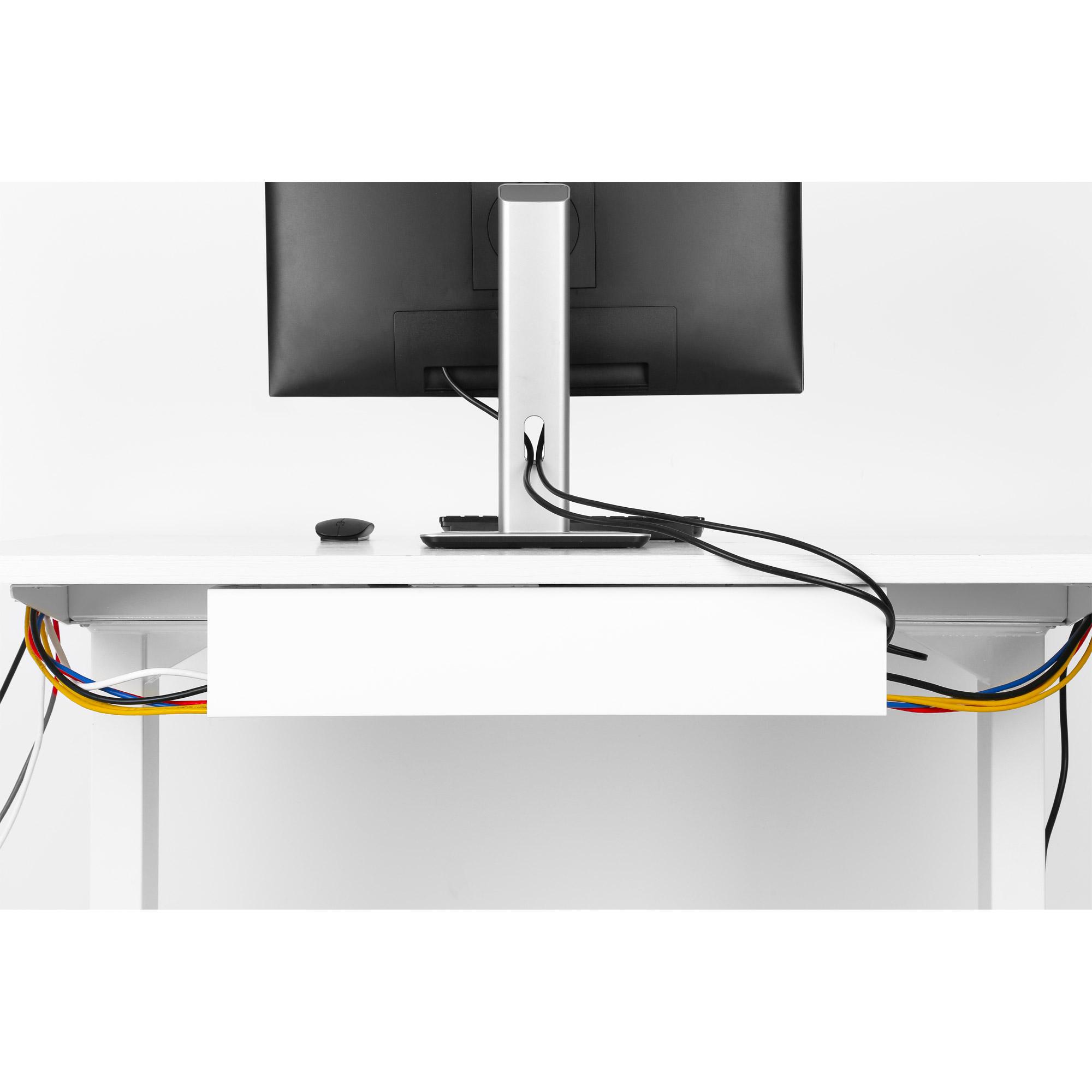 InLine® Kabelführungssystem für Untertisch-Montage, weiß InLine® Kabelführungssystem für Untertisch-Montage, weiß – Bild 7