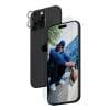 PanzerGlass 2-in-1 Bundle iPhone '24 6.9" Pro Du willst dein Handy schützen? Dann ist dieses 3-in-1-Schutzpaket von PanzerGlass genau das Richtige für dich! Mit einem HardCase, das mit dem kabellosen Aufladen kompatibel ist, einem Ultra-Wide Fit Displayschutz und einem Hoops Kameraschutz schützt dieses Paket dein Handy vor Kratzern an scharfkantigen Ecken, vor Stürzen auf steinharten Gehwegen und vor allem, was das Leben sonst noch für dich bereithält. Der Bildschirmschutz ist sogar mit einer wischfesten Beschichtung versehen, die Fingerabdrücke und Fettspuren reduziert.Das HardCase besteht aus dem weltweit fortschrittlichsten pflanzlichen Schutzmaterial, D3O Bio, auf das sich militärische Elitetruppen und Profisportler gleichermaßen verlassen. Die Rückseite besteht zu 100% aus recyceltem Kunststoff, während der Kunststoffrahmen zu 44% aus pflanzlichem Material besteht. Der Bildschirmschutz besteht zu 60% aus recyceltem Material. Und was ist mit dem Hoops Kameraschutz? Er bewahrt deine Kameralinsen vor Kratzern und Rissen, die bleibende Narben auf allen zukünftigen Fotos hinterlassen würden.Das 3-in-1-Schutzpaket verlängert die Lebensdauer deines Handys, damit du es eines Tages an jemand anderen weitergeben kannst, der es genauso liebt wie du.Auch die Installation ist einfach. Montiere einfach den Schutz mit dem beiliegenden EasyAligner, bringe den Schutz für die Kamera an und klicke das HardCase an. Um es noch einfacher zu machen, ist eine Schritt-für-Schritt-Anleitung und ein QR-Code für den schnellen Zugriff auf das Online-Anleitungsvideo beigefügt.